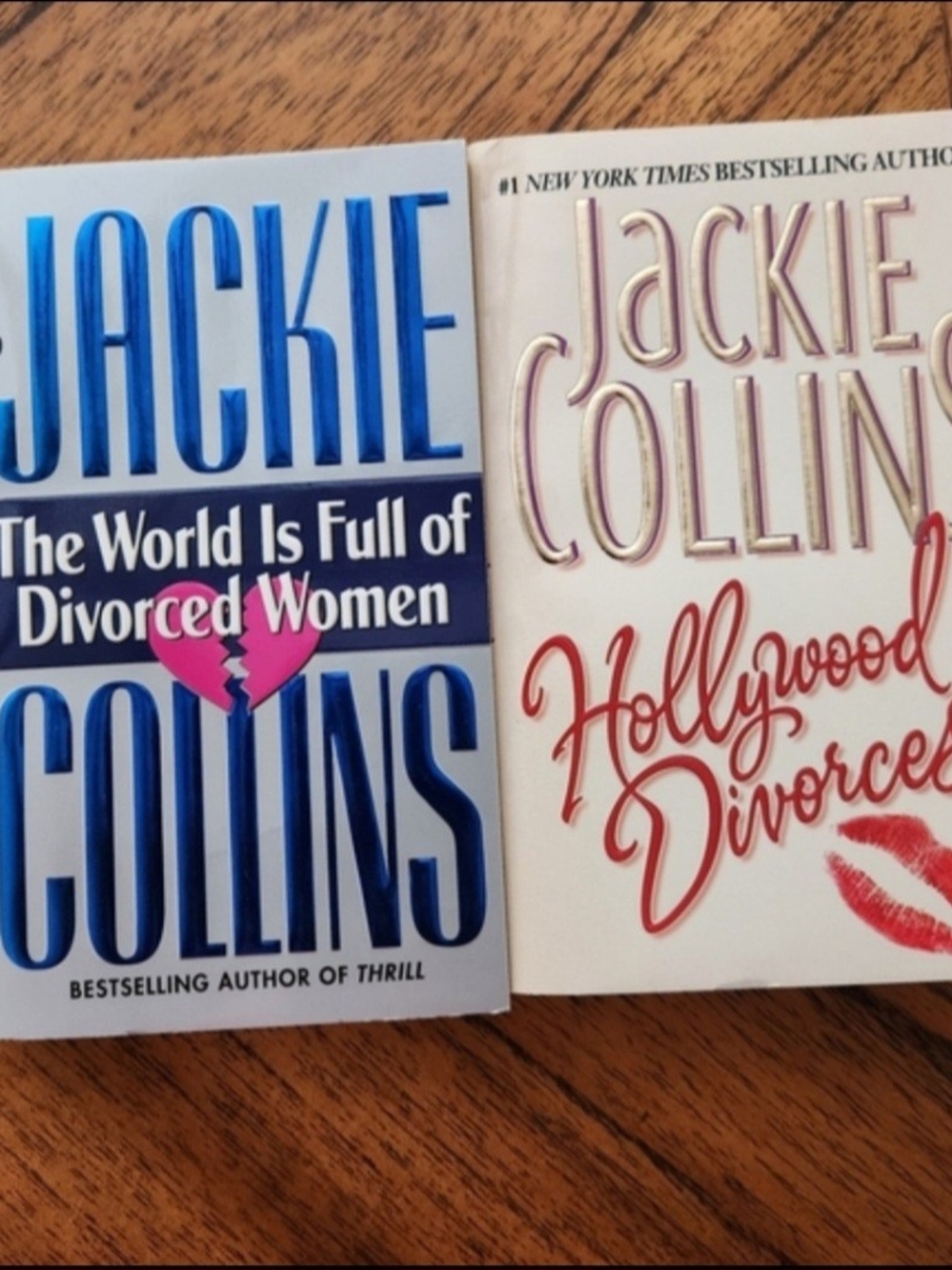 Jackie Collins Paperback Book Set